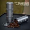 Coffee Can Outdoor Camping Aluminum Alloy Coffee Bean Tea-leaves Storage Bottle Sealed Layered