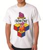 Q*BERT АРКАДНАЯ РУБАШКА ФУТБОЛКА КЛАССИЧЕСКИЙ Мультяшный про злаки QBERT Q БЕРТ
