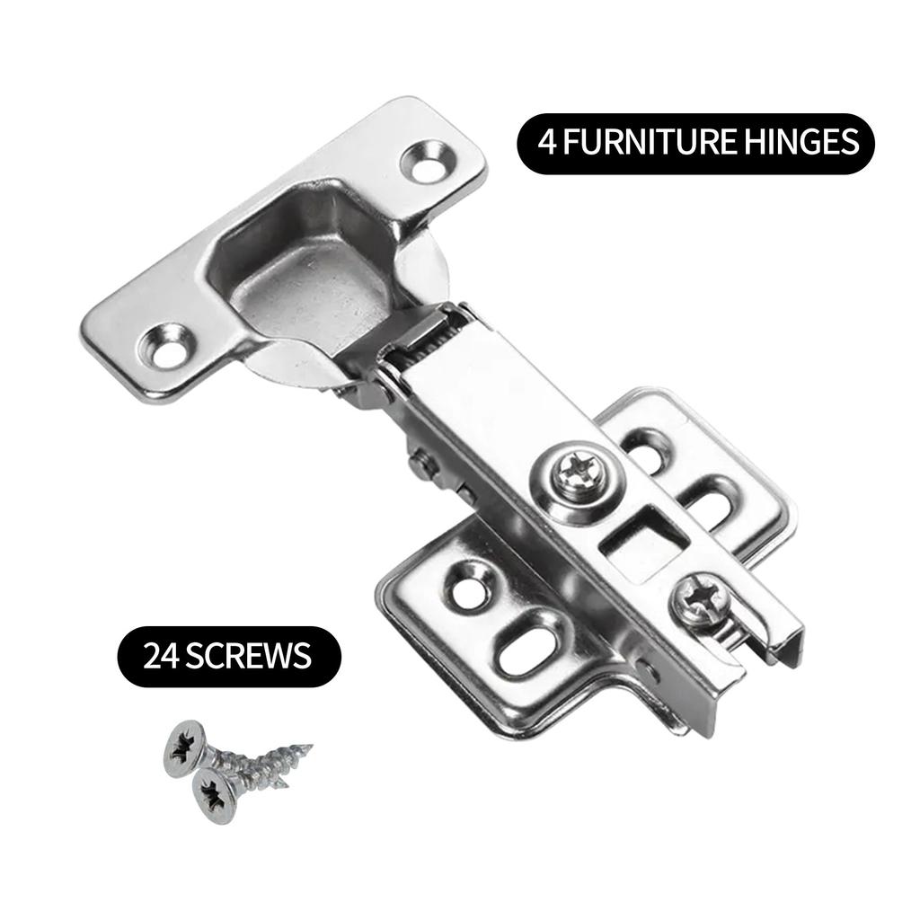 Холоднокатаная стальная гидравлическая петля для мебели, дверца шкафа, специальный комплект из 4 петель