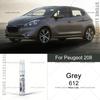 For 2012-2025 Peugeot 208 Grey White Yellow Red Blue Silver Car Paint Repair Pen Touch Up Scratch Remover DIY Auto Accessories Touchup Paint2