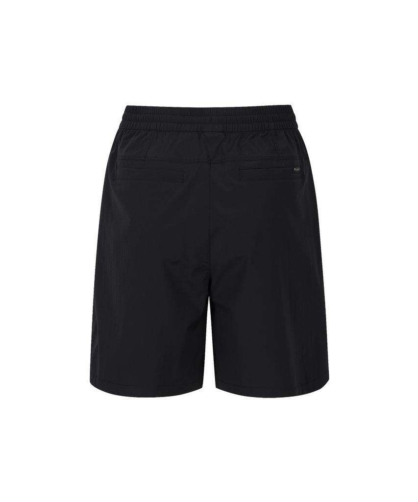 DISCOVERY EXPEDITION Uni Freshvent Lightweight Woven Training A-Line Shorts (Black)
