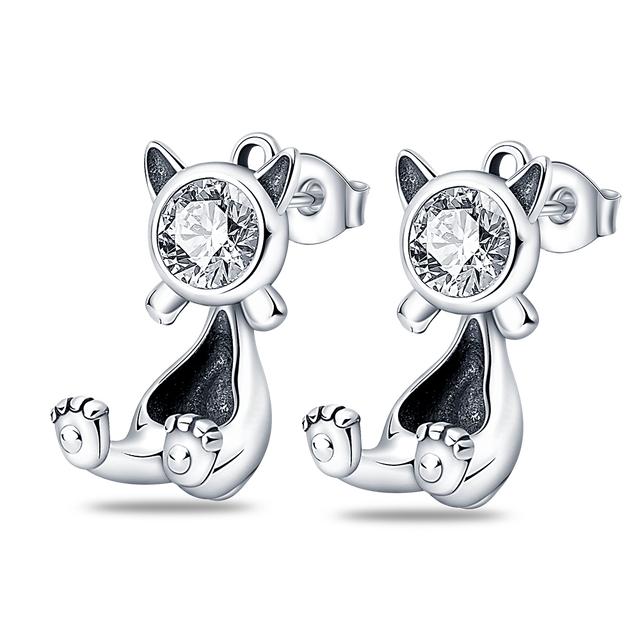 Серьги-кольца из серебра 925 пробы U-образной формы в форме сердца, звезды, геометрические серьги-кольца для женщин, свадебные украшения на день рождения, помолвка 