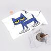 Pete the Cat I Love My White Shoes Soft Face Towel Quick Dry Pool Bath Cotton Towels Breathable