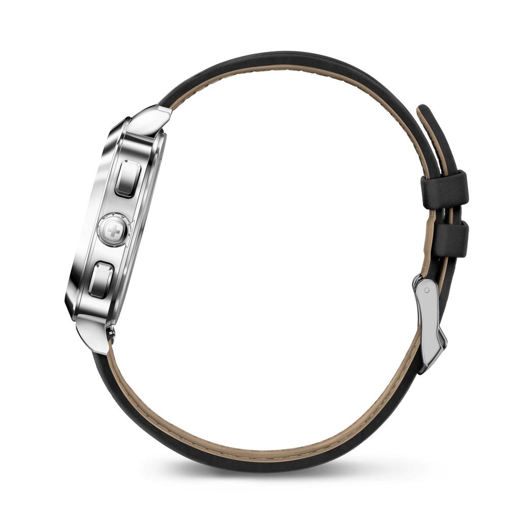 WENGER VINTAGE CLASSIC CHRONO Watch Chronograph Stainless Steel Case White Dial Black Recycled Leather Strap Chronograph Quartz 50m Water Resistant