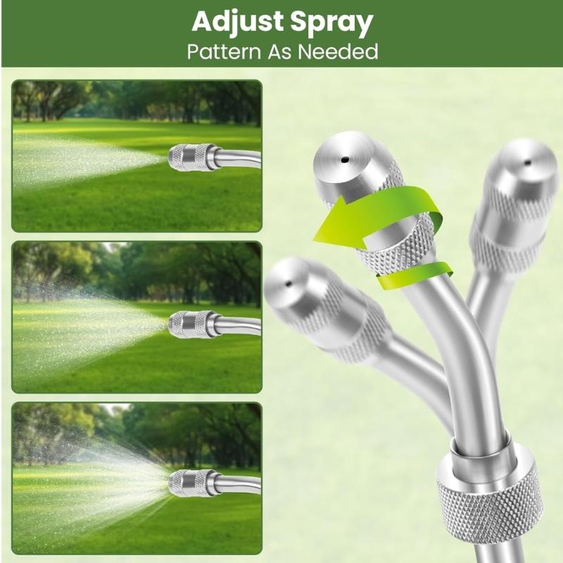 High Efficiency Telescoping Water Spray Nozzle Attachment 12 To 29 Inch For Pressure Washing Outdoor Cleaning Irrigation