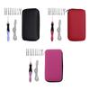 9 в 1 Светящиеся Крючки для Вязания Крючком 9 Размеров Перезаряжаемые с Футляром с 9