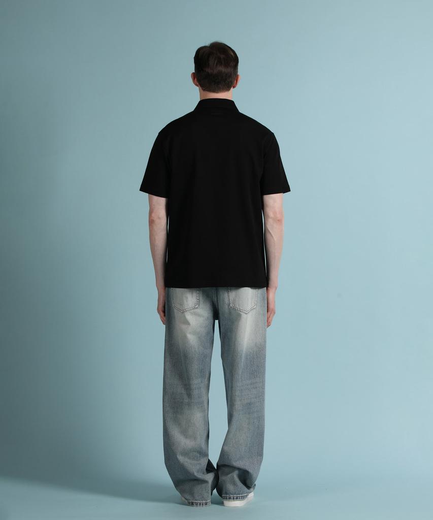 PANICALE Синие вымытые широкие джинсовые брюки