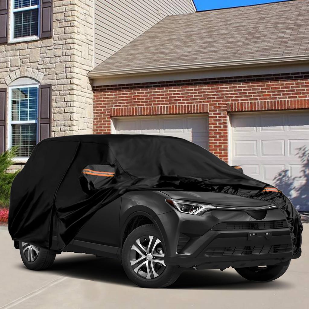 Тент для автомобиля Tusamika для Toyota RAV4 и серии XA50 Толстый Оксфорд и защита от УФ и желтизны с эластичной ветрозащитой Подходит для всех сезонов