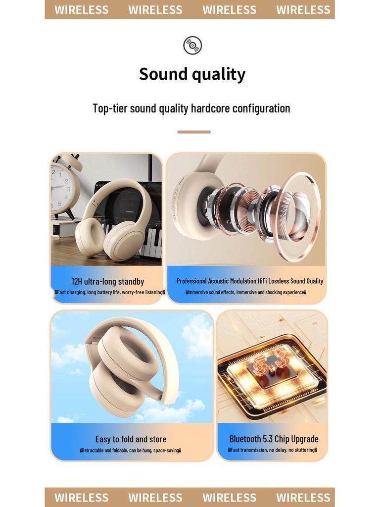 Игровая Bluetooth-гарнитура DR-88 с микрофоном