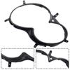 1 пара прокладок фары левая правая для Mercedes W209 CLK 2003-2009 Headlight Slealers Auto Front Lamp Gaskets Kit Black