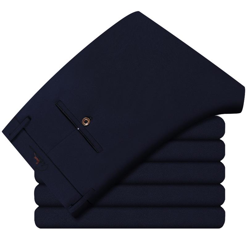 Весна и осень мужские эластичные деловые повседневные брюки мужские классические брюки мужские длинные брюки