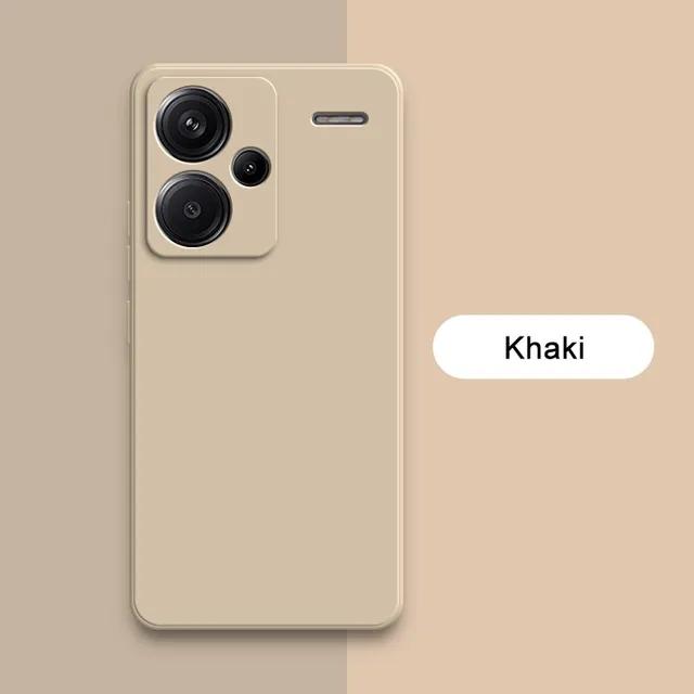 Жидкий силиконовый чехол для телефона Xiaomi Redmi Note 13 Pro Plus 360 Camera Защитная мягкая задняя крышка RedmiNote13 13Pro Сумки