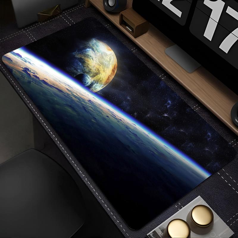 Anime Mousepad Computer Gamer Lock Edge Desk Mat Laptop Space Galaxy Keyboard Pad HD Print Soft Mouse Pads Natural Rubber Carpet