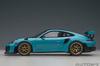 AUTOart Scale Porsche 911 GT2 RS Weissach Package Black Finished Model 78175 1/18 (991.2) Blue/Carbon
