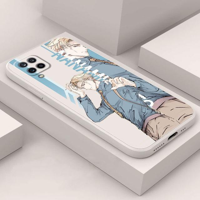 Чехол японского аниме дзюдзюцу кайсен для Samsung Galaxy A50 A01 A70 A11 A21s A71 A03s A31 A02 A51, квадратная жидкая броня, мягкий чехол