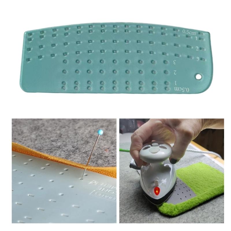 Multifunctional Acrylic Hot Hemmer Heat Resistant Sewing Hemming Auxiliary Tool For Quilting Fabric Ironing Sewing