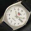 JAPAN VINTAGE SEIKO 5 AUTOMATIC 6309A MENS ARABIC WHITE DIAL WATCH A701504-5 R206b-a701504