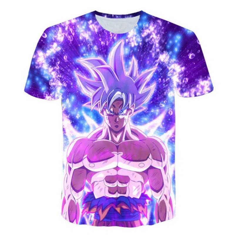 Kids Clothes Anime Dragon Ball Boy Girls Tshirt T-shirt Goku 3D Printed Short Sleeve Harajuku Men Tops Tees Boys Girls Clothing