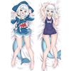 60x180 см Gawr Gura Vtuber Hololive обнимая тело наволочка Dakimakura чехол аниме девушка Waifu наволочка подушка