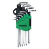 Hexrobe Wrench Set Type 9 Piece Set Semi-long
