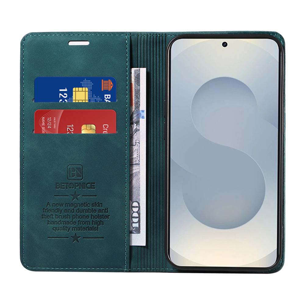 For Samsung Galaxy S25 Edge Case Wallet Leather Phone Cover with Stand