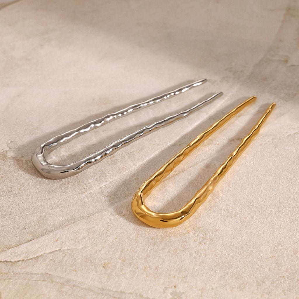 Youthway Elegant Stainless Steel U Shape Hair Pins For Women Wedding Hairpin Metal Jewelry Hair Accessories Gift