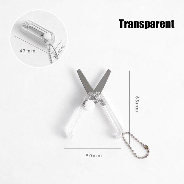 Выдвижные портативные телескопические ножницы для офисных студентов Портативные маленькие ножницы МИНИ-ножницы из нержавеющей стали Детские складные ножницы