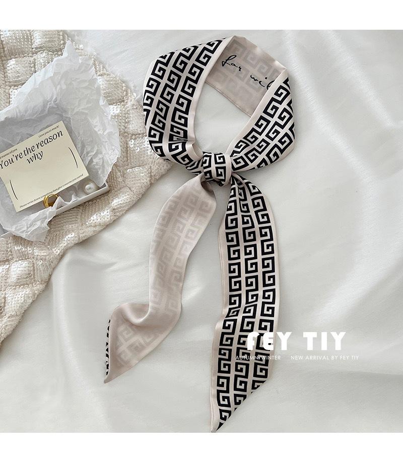 Шелковый шарф Qiandongge, повязка на голову в стиле ретро, завязанный хвост, бант, лента, повязка на голову, повязка на голову Mori Series