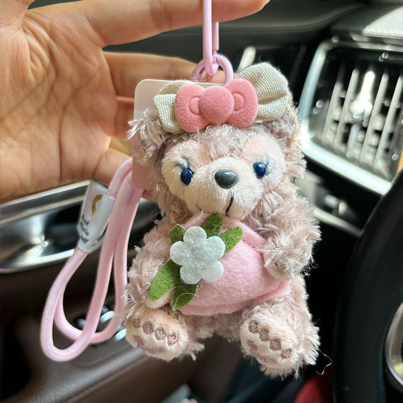 Очаровательная плюшевая игрушка Шелли Роуз, брелок в виде мишки Даффи, милый подарок для девочек, 12 см