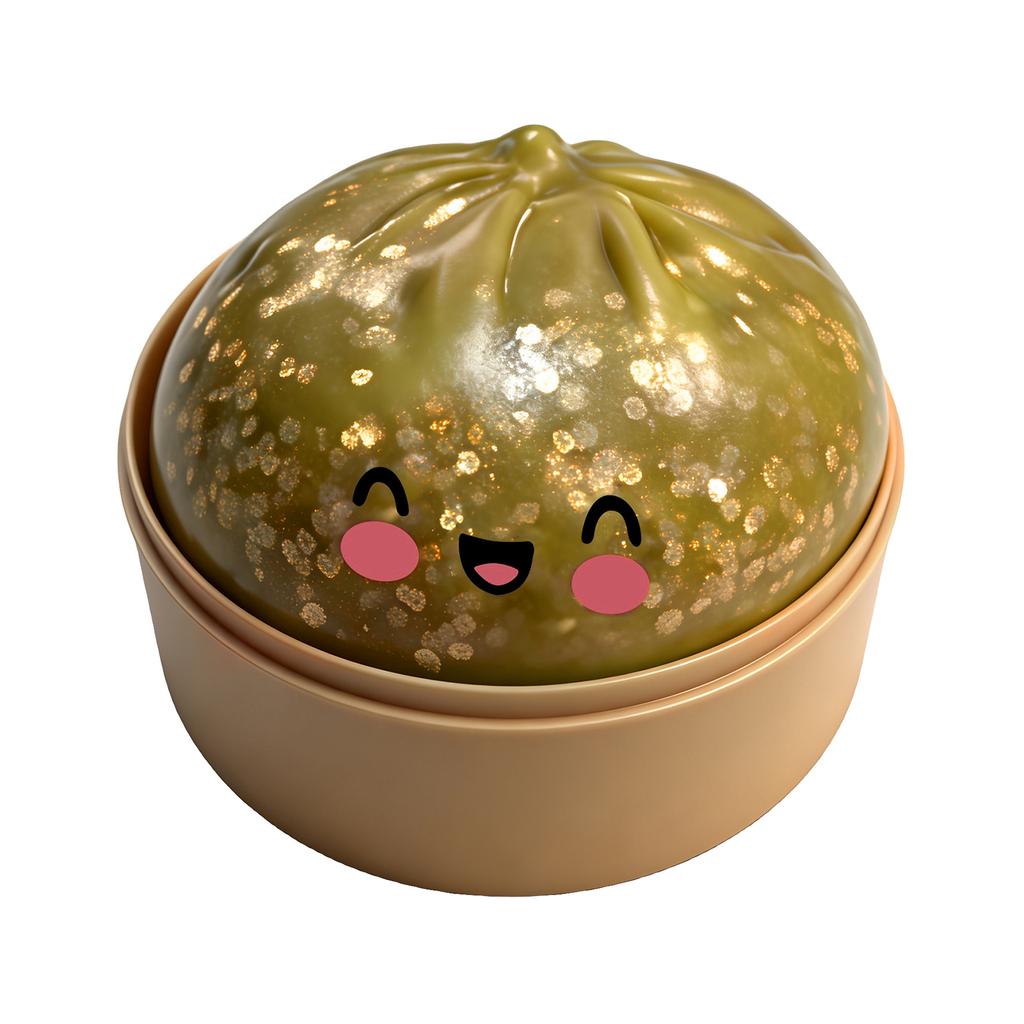 Dumpling Stress Balls Toy with Steamer Simulation Food Squishies Bun Fidget Sensory Toys for Home Desktop Decoration Party Gifts