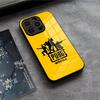 Чехол для телефона P-Pubg G-Game для iPhone 17 Air 16 E Pro Max 15 14 13 Mini 12 Pro 11 Max Plus Черная стеклянная крышка
