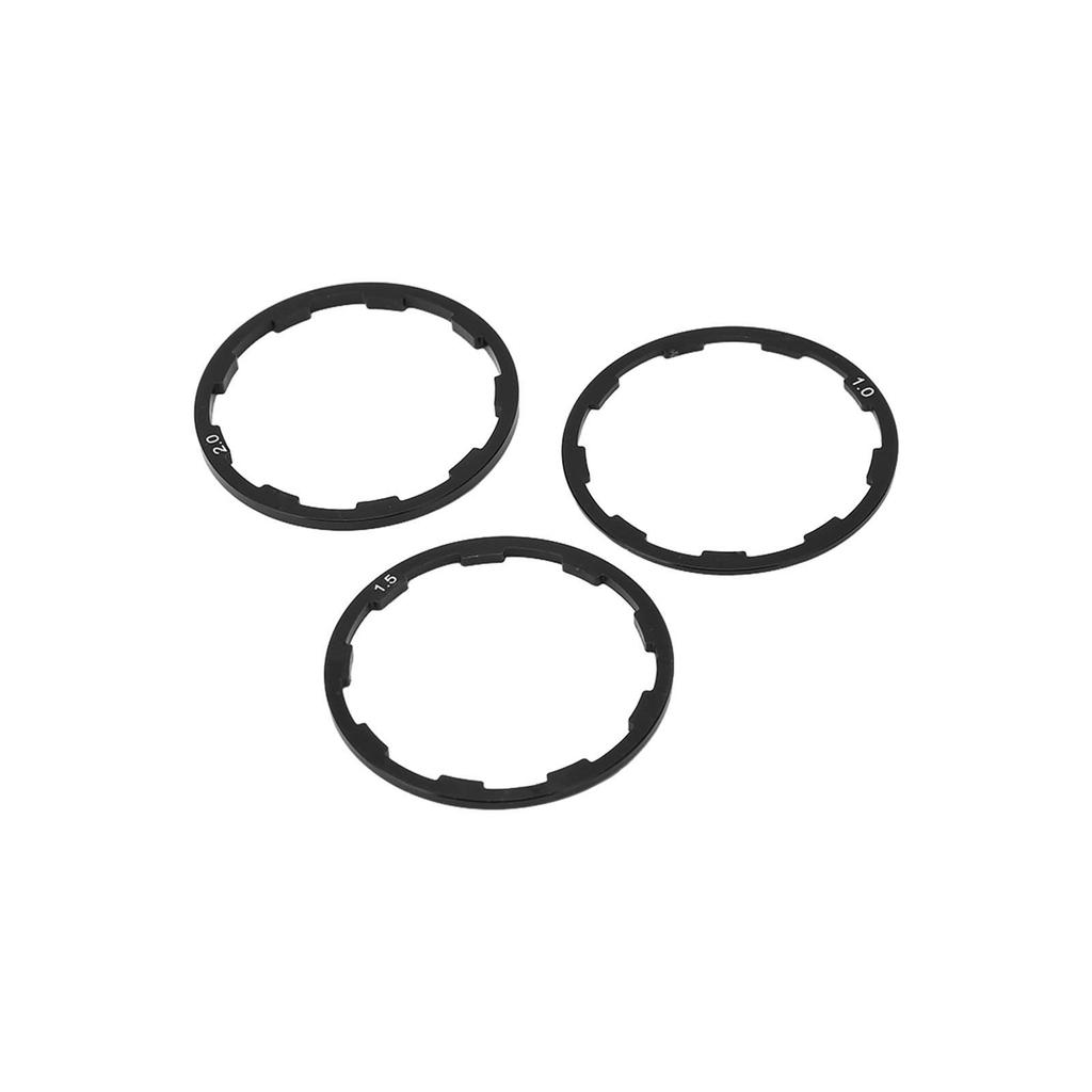 3 шт. Прокладка маховика велосипеда Алюминиевый сплав Устойчивый к коррозии Легкий 1 мм 1,5 мм 2 мм Велосипед