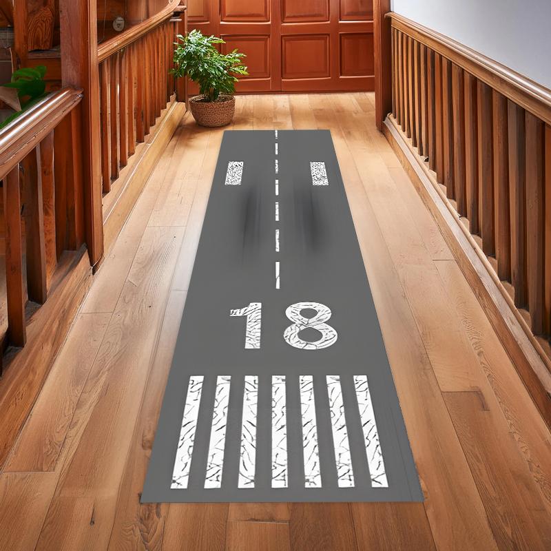 Airport Hallway Runner Rug Interior Area Mat Home Decoration Children Bedside Long Carpet Living Room Entrance Doormat area rug