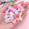 Hanmade Handmade Macaron Beading Materials DIY Butterlry Acrylic Bowknots 10pcs Fashion 33*24mm Beads