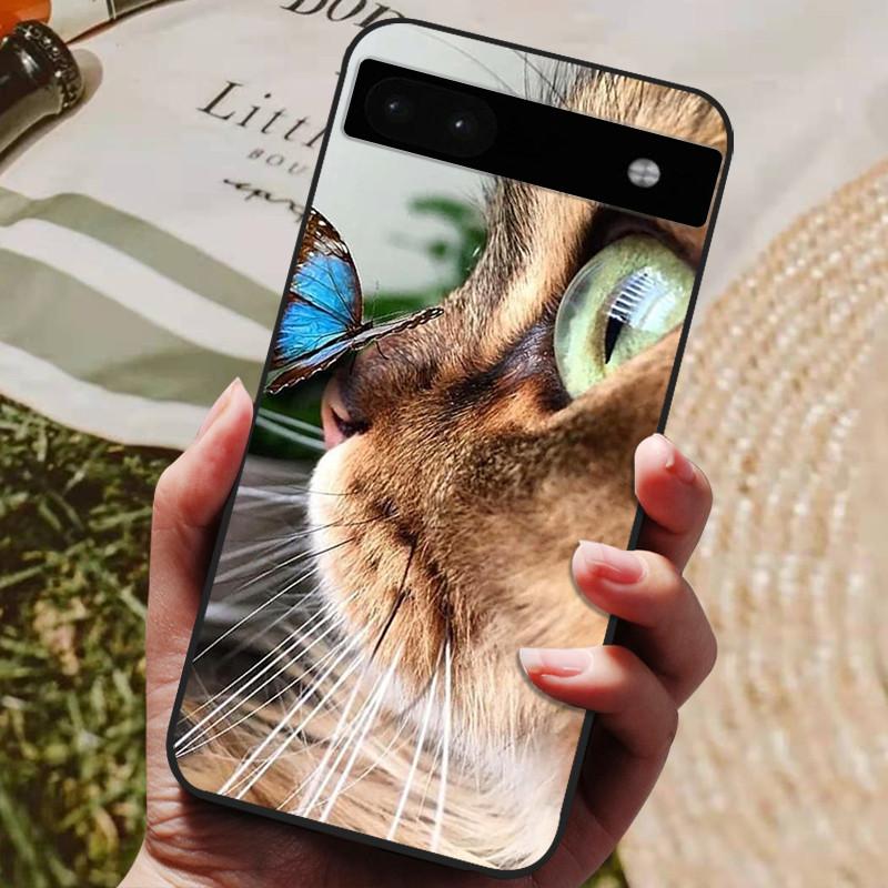 Чехол для Google Pixel 6a Cove Pixel6 Силиконовый Мягкий ТПУ Чехлы для Телефона для Google Pixel 6 Pro Чехол Pixel6A 5G Защитный Funda Capa