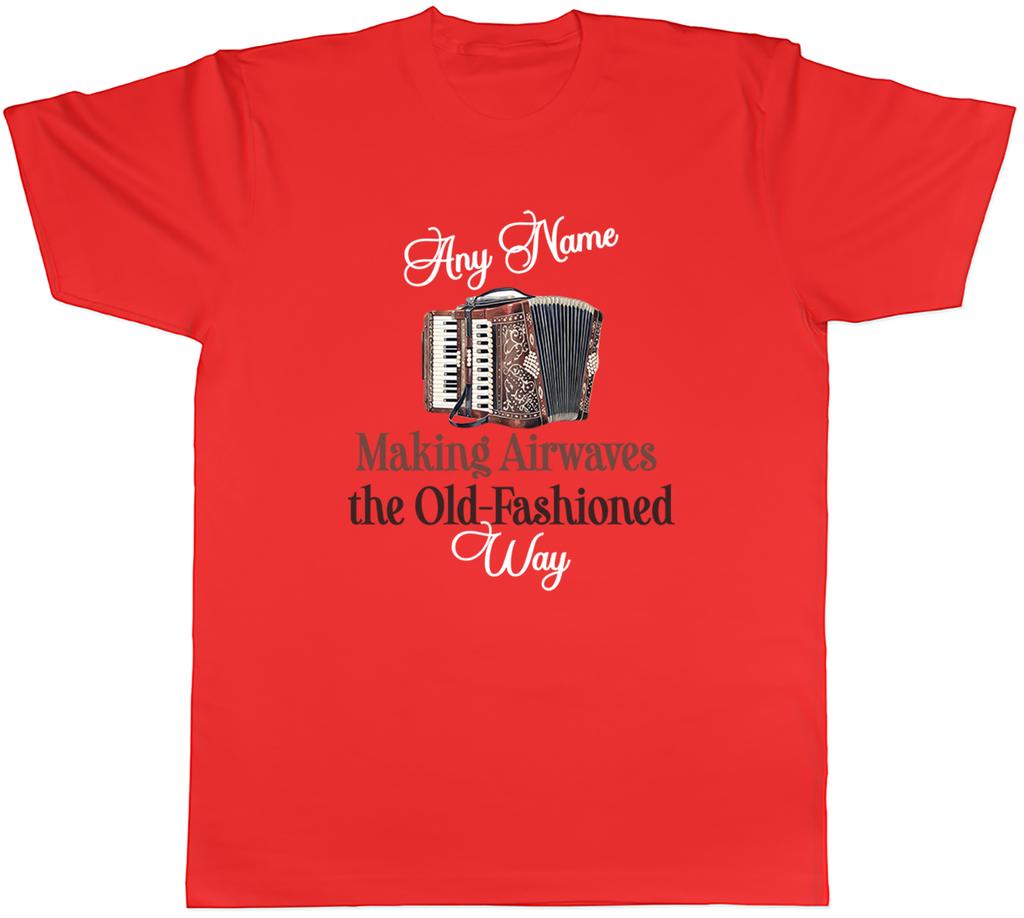 Personalised Accordion Musician Unisexs TShirt Tee Gift Top