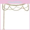 Metal Waist Chain For Women With Engraved Design Fashion Accessory For Summer Wear
