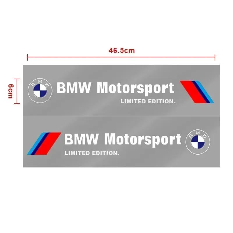 For BMW 2PCS Car Logo Door Side Sticker Creative Auto Body Decals Waterproof Decor Sticker For BMW 320i 325i 320Li 325Li 330Li X