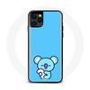 Case for Iphone 12 Pro Bangtan BTS BT21 Koya RM Blue Background