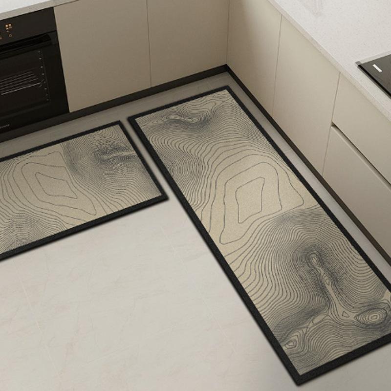 Minimalist Luxury Diatom Mud Kitchen Floor Mat Stain Resistant Water Absorbent Easy Care Non Slip Quick Dry Door Mat