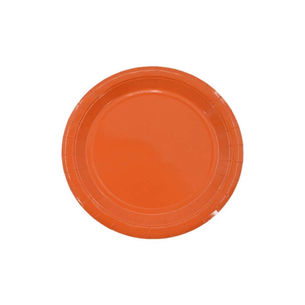 Бумажные тарелки, 9-дюймовые одноразовые бумажные тарелки, прочные и одноразовые праздничные тарелки, упаковка из 10 штук