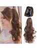 Synthetic Ponytail Extension 18 Inch Wavy Pear Flower Claw Clip Drawcord Ponytail For Women's Ponytail Daily Uses
