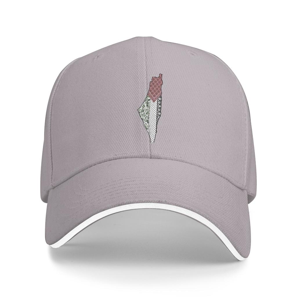 Palestine Map With Keffiyeh And Thobe Patterns Baseball Cap Outdoor Sport Sun Visor Trucker Hat Couple Women yk Baseball Caps