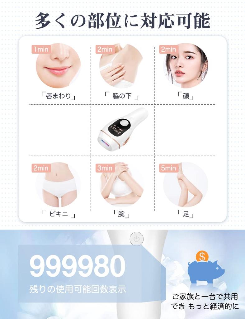 Cydtion Hair Removal Device Light Hair Removal Cooling Epilator for and Full 5 Levels of Home Hair Removal Device for Men and Women [2023 Salon-Grade