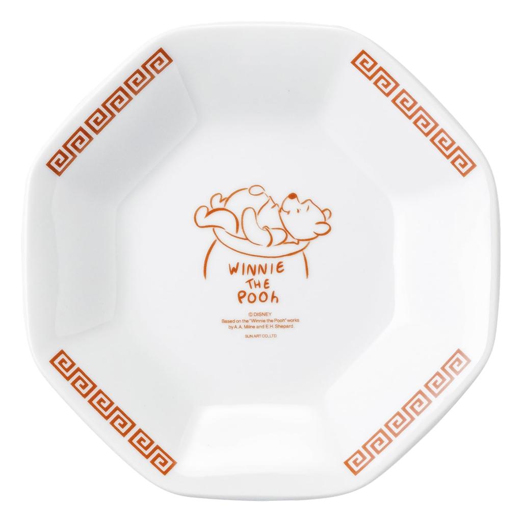 Sun Art Disney the Fried Rice Chinese Pooh SAN4173 "Winnie Pooh" Plate, Series, Tableware, Merchandise,