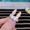 Bunny Ears Animal Finger Jewelry Women Opening Rings Adjustable Ring Korean Style Rings Rabbit Ring