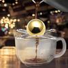 Stainless Steel Coffee Ice Ball for Espresso Reusable Refrigeration Tool with Stand Flavor Enhancer Gadgets