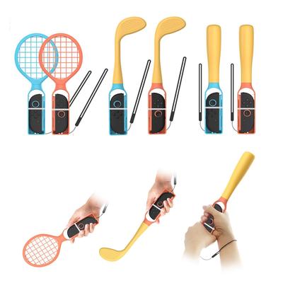 [Милашка] Набор Switch2 Sports, Совместим с Switch12, Аксессуары для гольфа, бейсбола и тенниса (Клюшки для гольфа, биты и ракетки)