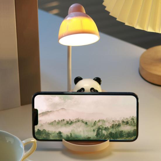 Светодиодная настольная лампа Panda Night Light с ящиком для чтения, регулируемая яркость, перезаряжаемая настольная лампа Panda для детской комнаты, спальни