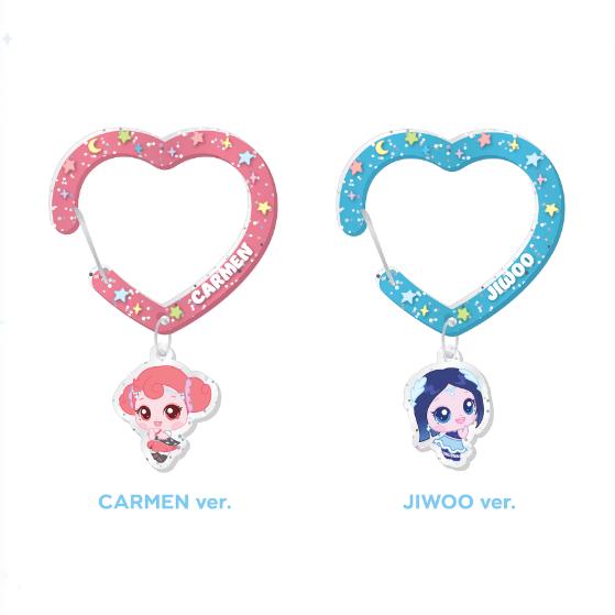 Teenieping X Hearts2Hearts Random Carabiner Key Ring